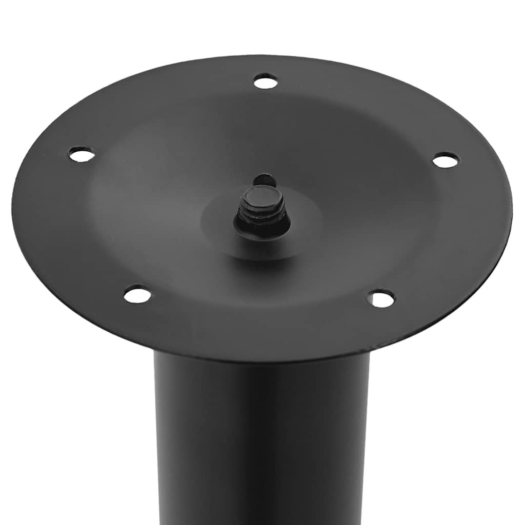 vidaXL Table Leg | Set of 2 | Black | Iron | Telescopic tech 6