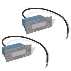 2 LED Recessed Stair Light 44 x 111 x 56 mm 2
