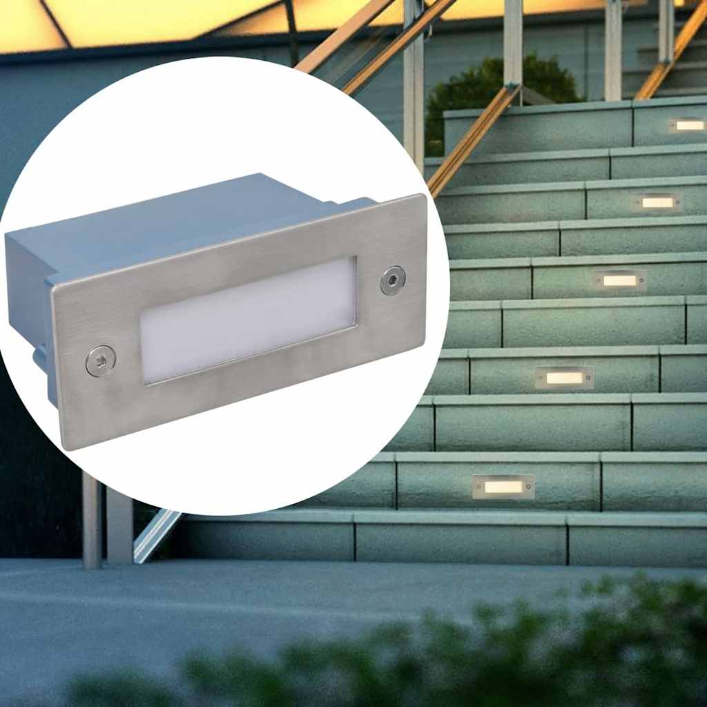 2 LED Recessed Stair Light 44 x 111 x 56 mm 1