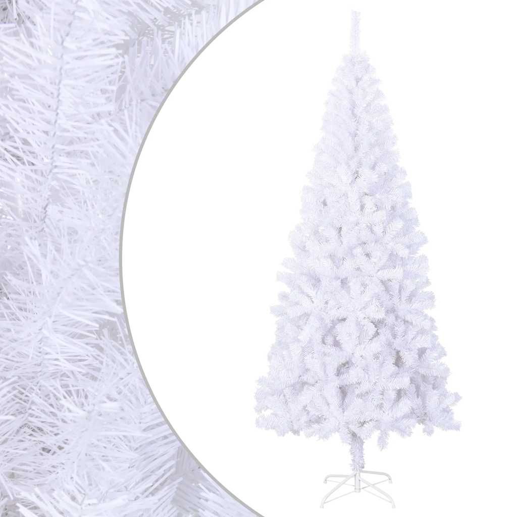 vidaXL Artificial Christmas Tree with Steel Stand 210 cm 910 Branches 1