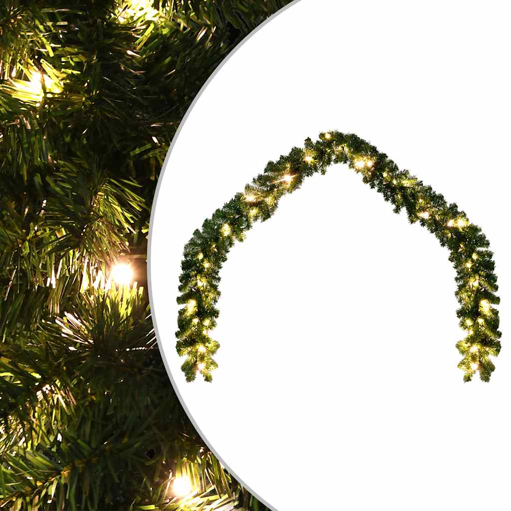 242425 Christmas Garland with LED Lights 20 m 2