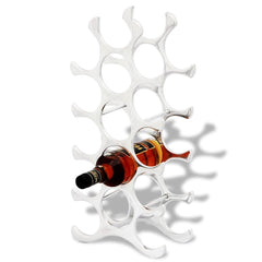 Wine Stand for Bottles Silver Aluminium 15