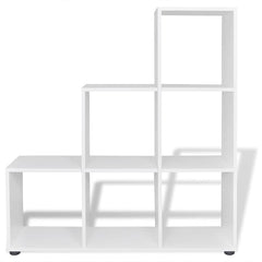 vidaXL Display Shelf | White | Melamine faced Engineered wood | Medium 3
