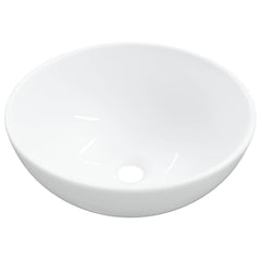 vidaXL Wash Basin White 28x28x10 cm Ceramic 4