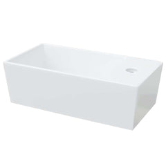 vidaXL Wash Basin White 48x25x15 cm Ceramic 5