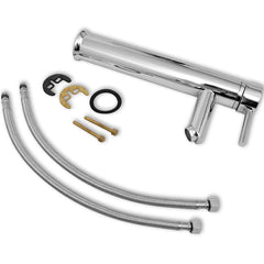 vidaXL Bathroom Mixer Tap Brass 4