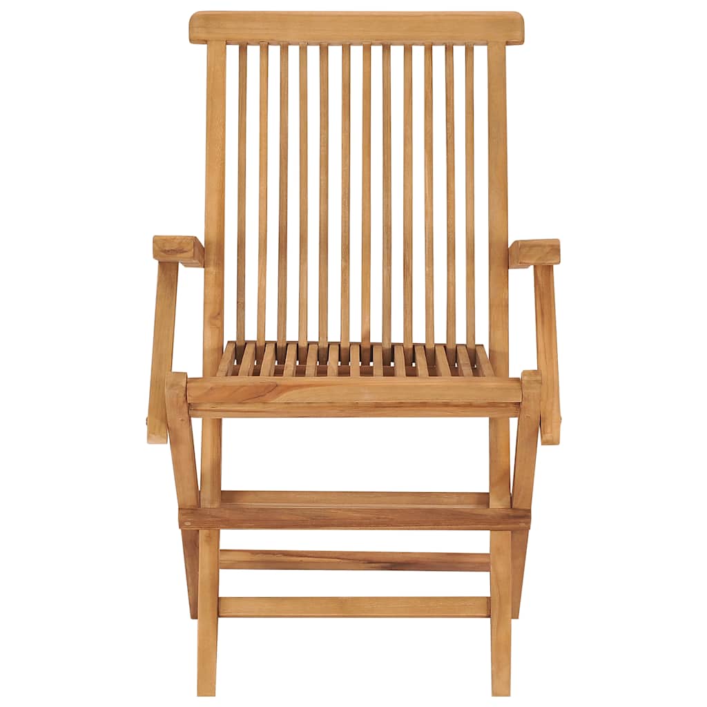 Folding Chairs Solid Teak Wood 2