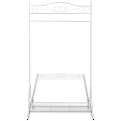 242999 vidaXL Clothing Rack White Steel 2