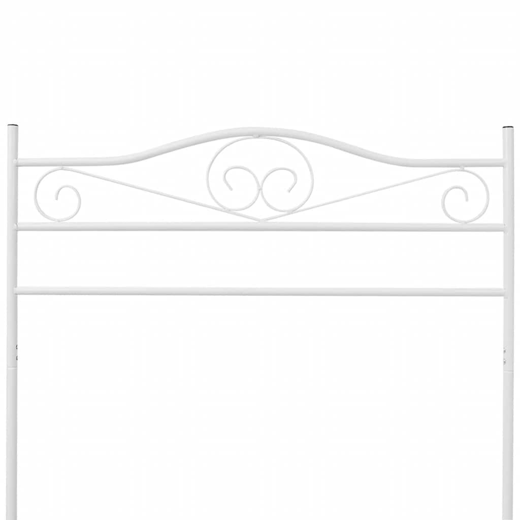 242999 vidaXL Clothing Rack White Steel 3