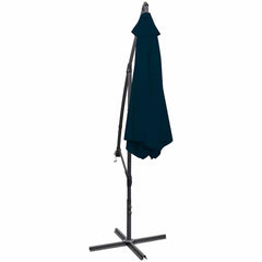 Cantilever Garden Parasol with Aluminium Pole 300 cm Navy blue