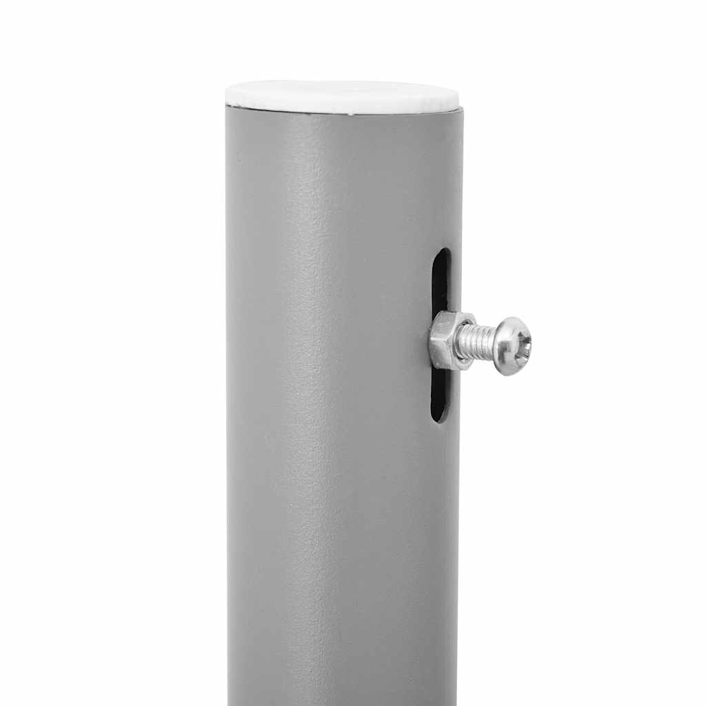 vidaXL Retractable Side Awning 160x600 cm Grey 4