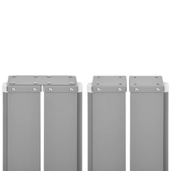 vidaXL Retractable Side Awning 160x600 cm Grey 6
