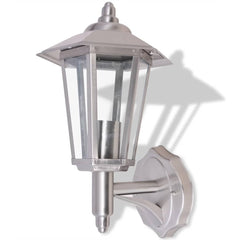 vidaXL Outdoor Uplight Wall Lantern Stainless Steel 2