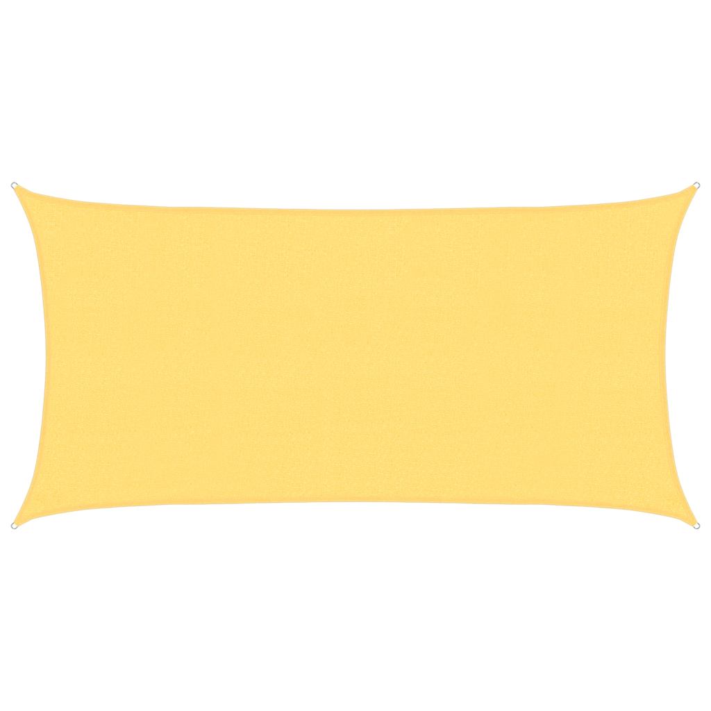 vidaXL Sunshade Sail HDPE Rectangular 2x4 m Beige 2