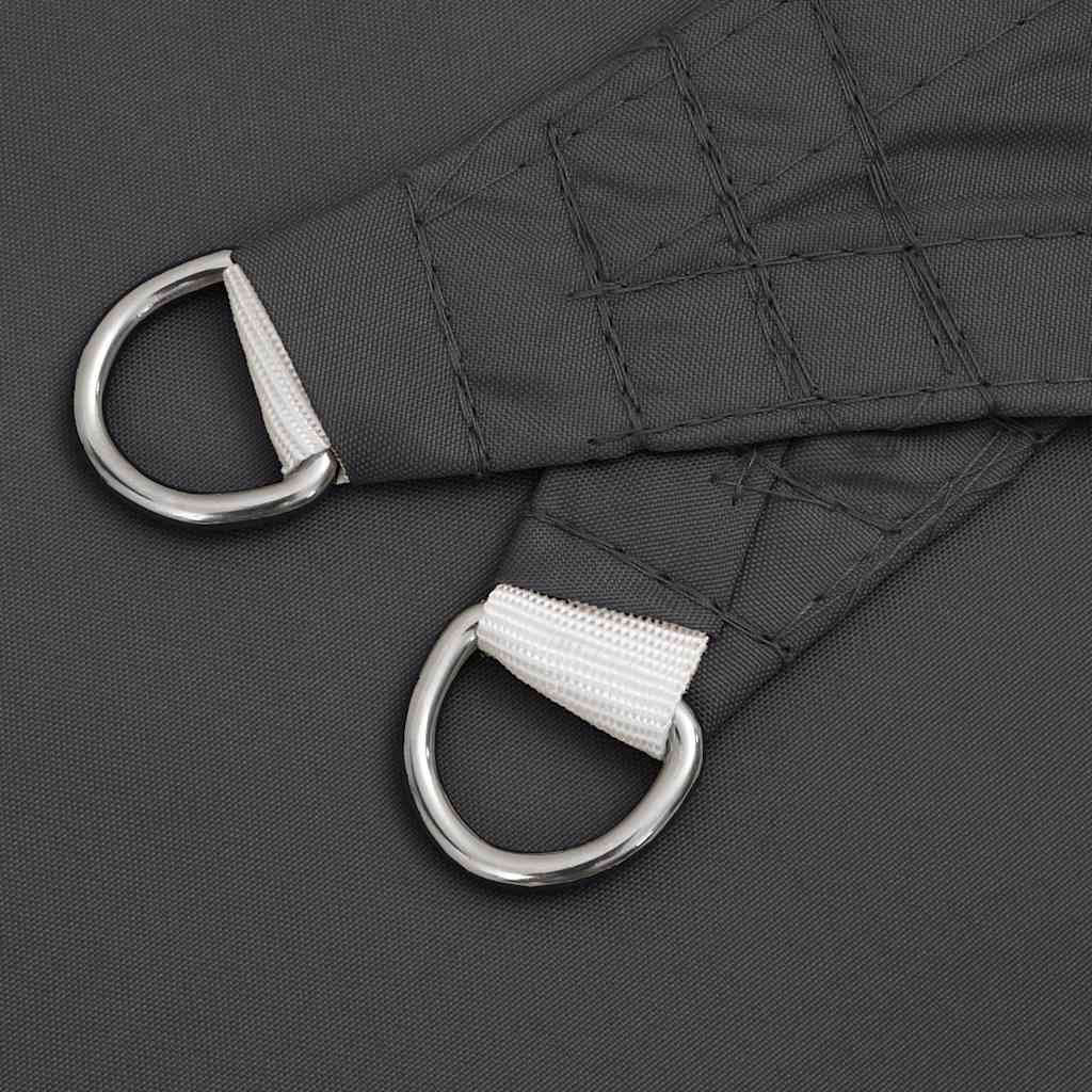 vidaXL Sunshade Sail Oxford Fabric Rectangular 2x4 m Anthracite 6