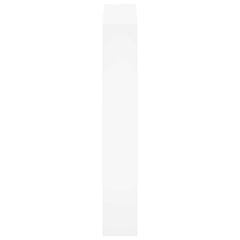 vidaXL Shoe Rack | White | Engineered wood | Standard | Wall mounting 5