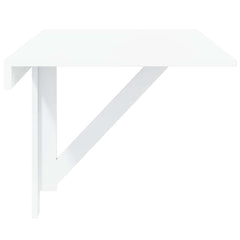 vidaXL Folding Table | White | Engineered wood | Compact | Foldable 6
