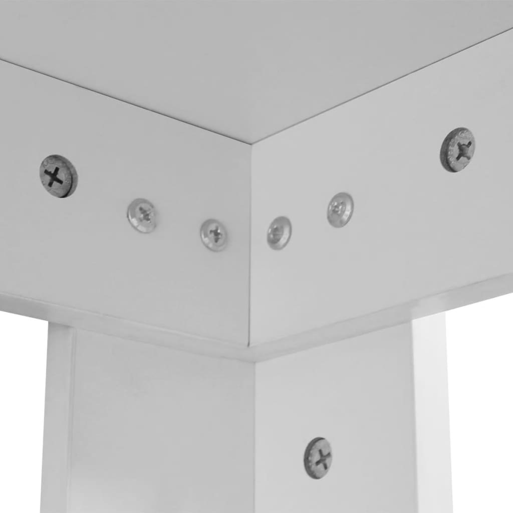 vidaXL Dining Table 140x80x75 cm White 4