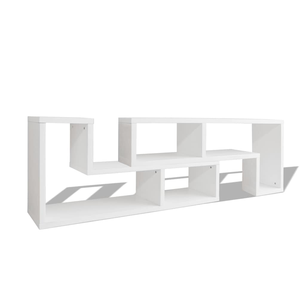 243066 vidaXL TV Cabinet Double L-Shaped White 2