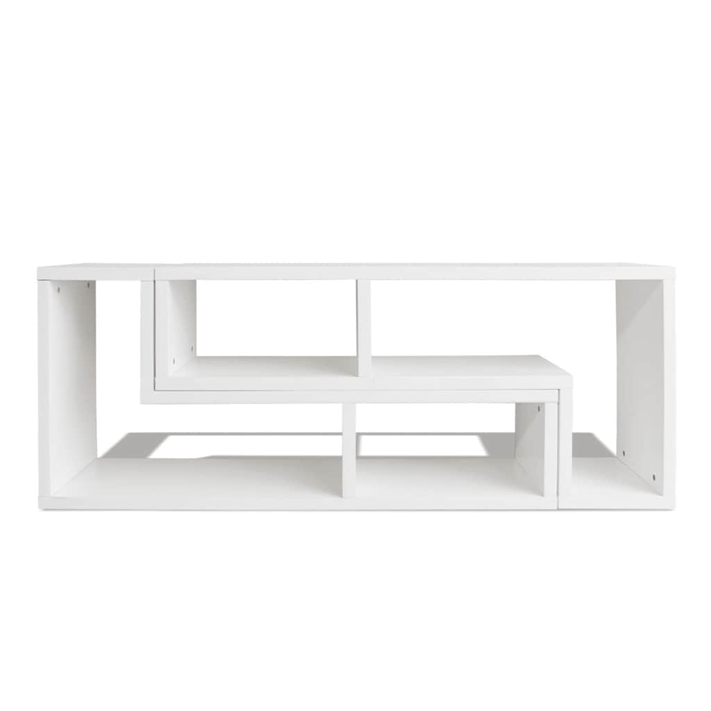 243066 vidaXL TV Cabinet Double L-Shaped White 4