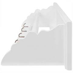 vidaXL Coat Rack | White | MDF | Medium | Coat Rack | Rectangular | Baroque 3