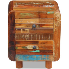 vidaXL Night Cabinet Solid Reclaimed Wood 43x33x51 cm 3