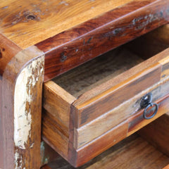 vidaXL Night Cabinet Solid Reclaimed Wood 43x33x51 cm 4