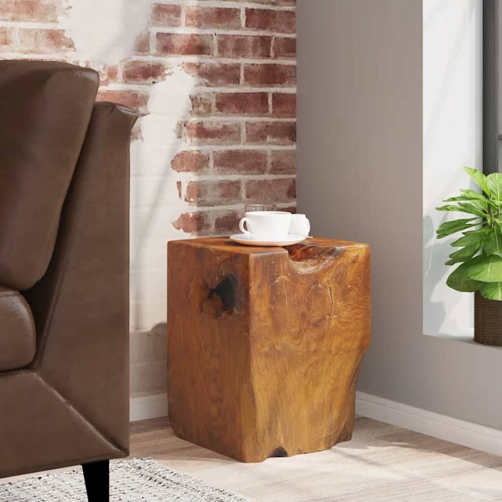 243469 vidaXL Stool Solid Teak Wood 2