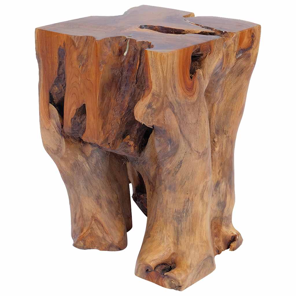 243469 vidaXL Stool Solid Teak Wood 3