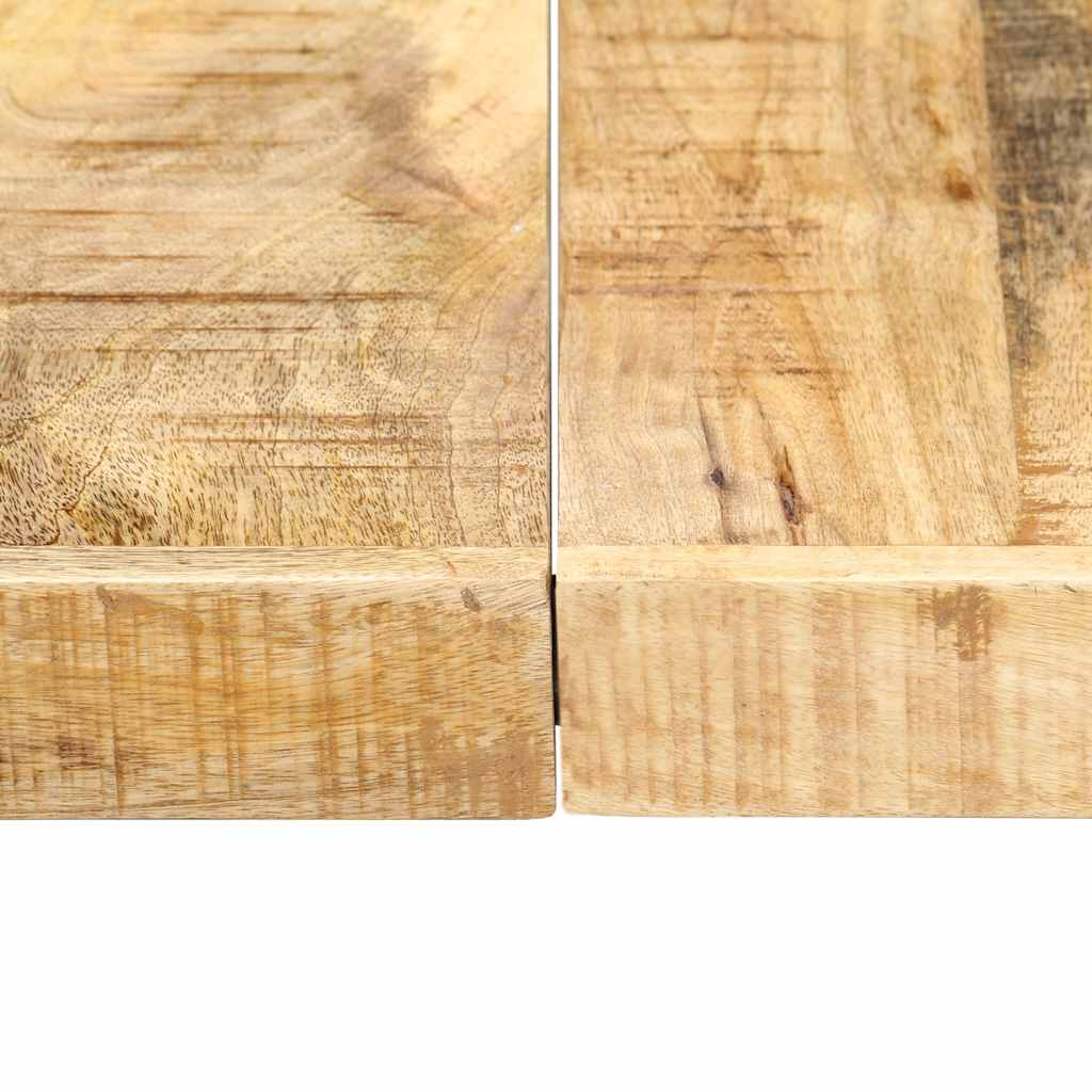 vidaXL Dining Table 160x80x75 cm Solid Mango Wood 5