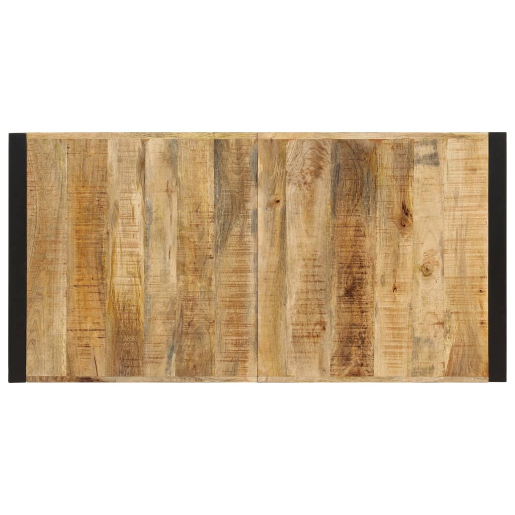 vidaXL Dining Table 140x70x75 cm Solid Mango Wood 4