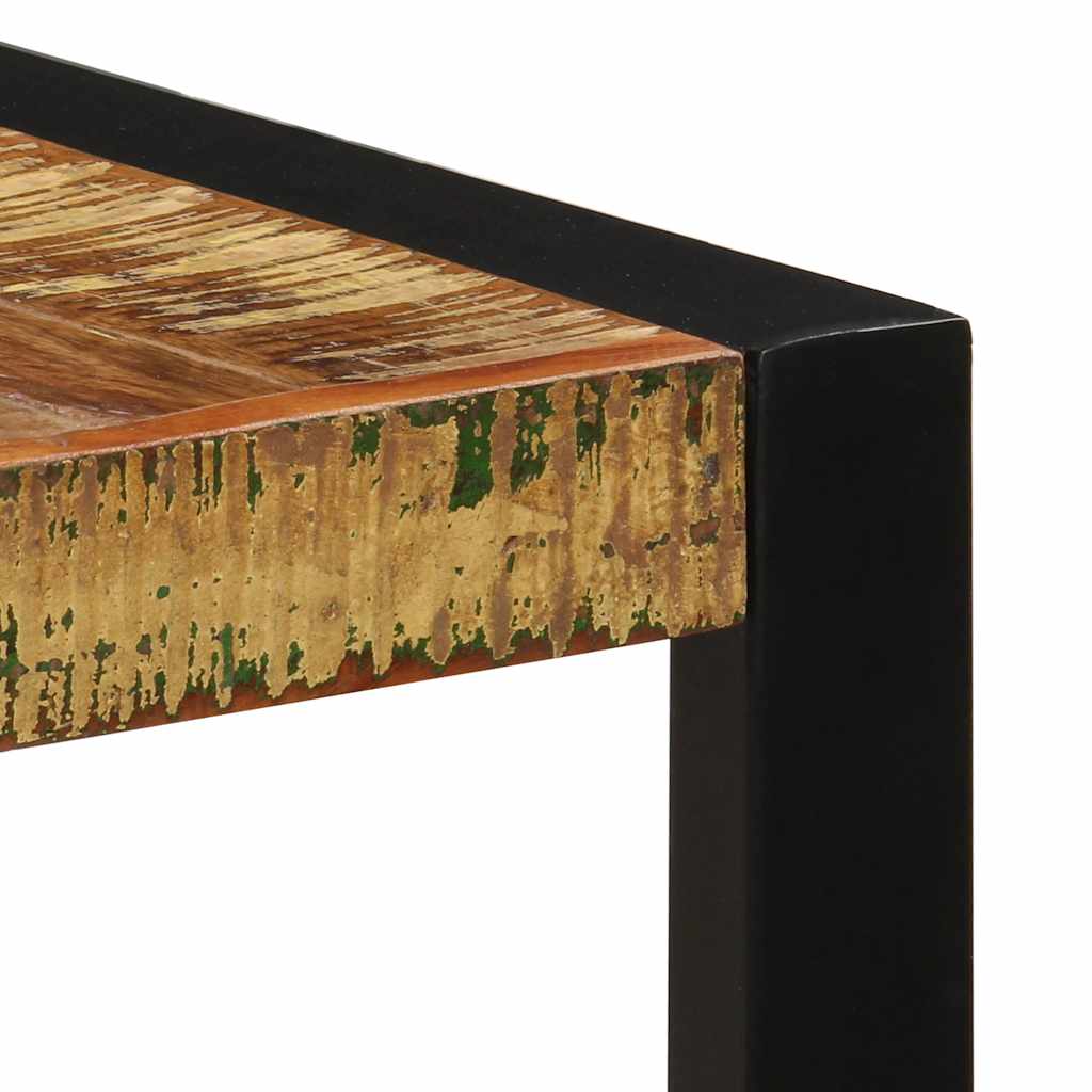 vidaXL Dining Table 140x70x75 cm Solid Reclaimed Wood 5
