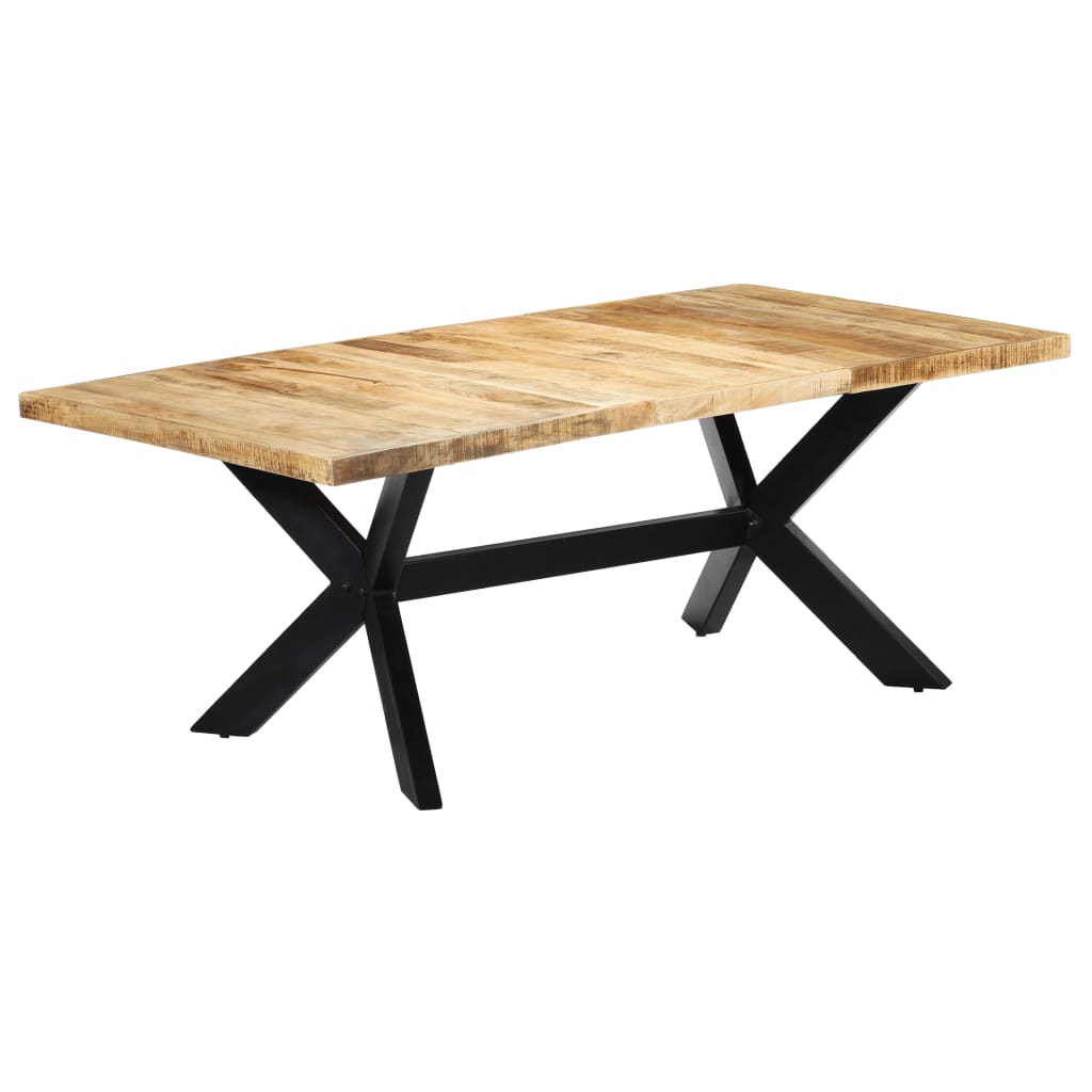 vidaXL Dining Table 200x100x75 cm Solid Mango Wood 1