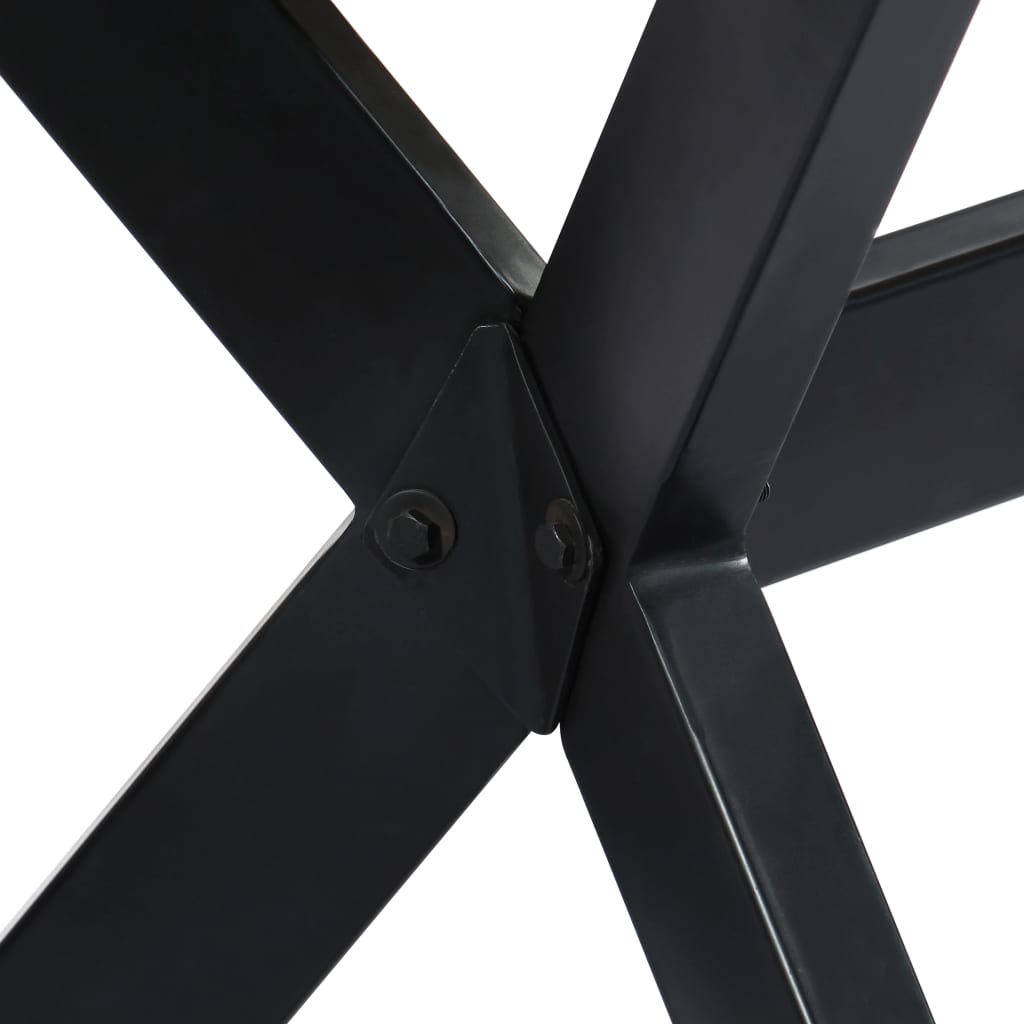 vidaXL Dining Table 200x100x75 cm Solid Mango Wood 6