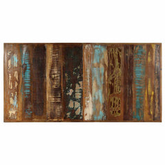 vidaXL Dining Table 140x70x75 cm Solid Reclaimed Wood 5