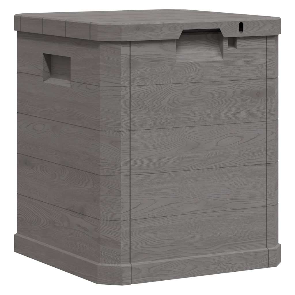 vidaXL Storage Box | Brown | Plastic | Medium | Garden Storage Box | Square 3