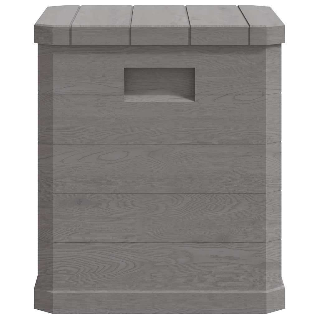 vidaXL Storage Box | Brown | Plastic | Medium | Garden Storage Box | Square 5