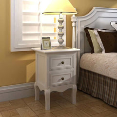 Bedside Cabinets in White