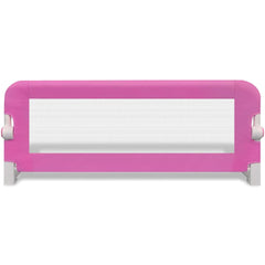 vidaXL Toddler Safety Bed Rail 2 pcs Pink 102x42 cm 4