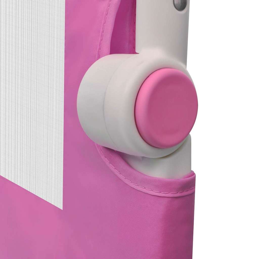 vidaXL Toddler Safety Bed Rail 2 pcs Pink 102x42 cm 6