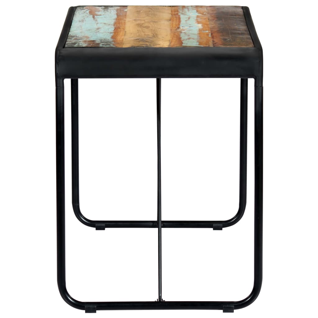 vidaXL Dining Table 118x60x76 cm Solid Reclaimed Wood 3