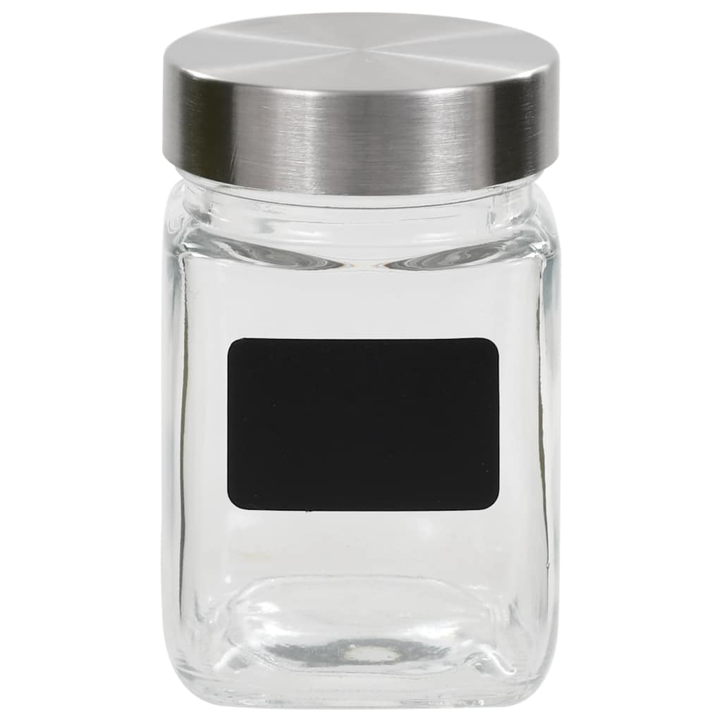 vidaXL Storage Jars with Sticker 12 pcs 300 ml 2