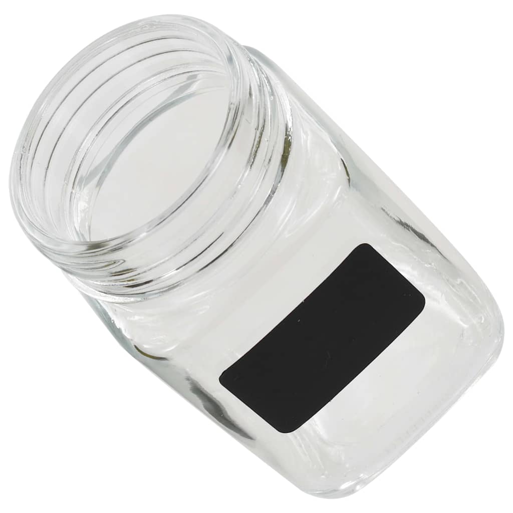 vidaXL Storage Jars with Sticker 12 pcs 300 ml 4
