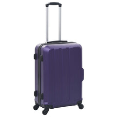 vidaXL Hardcase Trolley Set 3 pcs Purple ABS 2