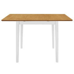 vidaXL Extendable Dining Table White (80-120)x80x74 cm MDF 4