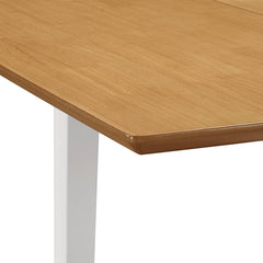 vidaXL Extendable Dining Table White (80-120)x80x74 cm MDF 5