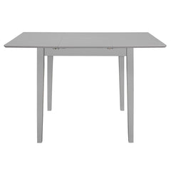 vidaXL Extendable Dining Table Grey (80-120)x80x74 cm MDF 4