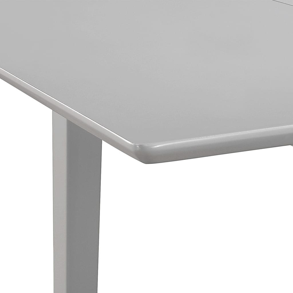 vidaXL Extendable Dining Table Grey (80-120)x80x74 cm MDF 5