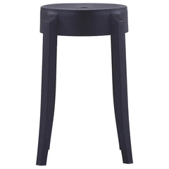 vidaXL Stackable Stools 4 pcs Black Plastic 3