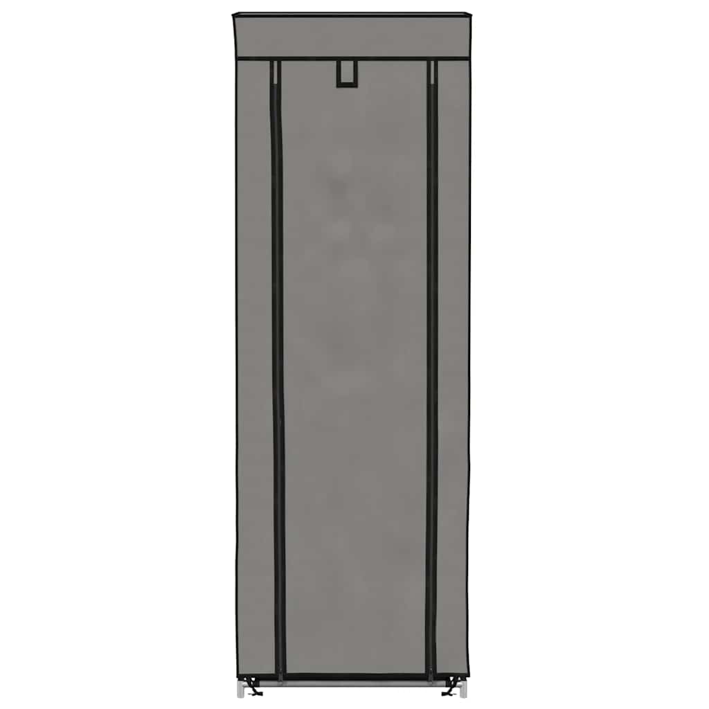 vidaXL Shoe Cabinet | Grey | Powder coated tubes and non-woven fabric | Medium 4